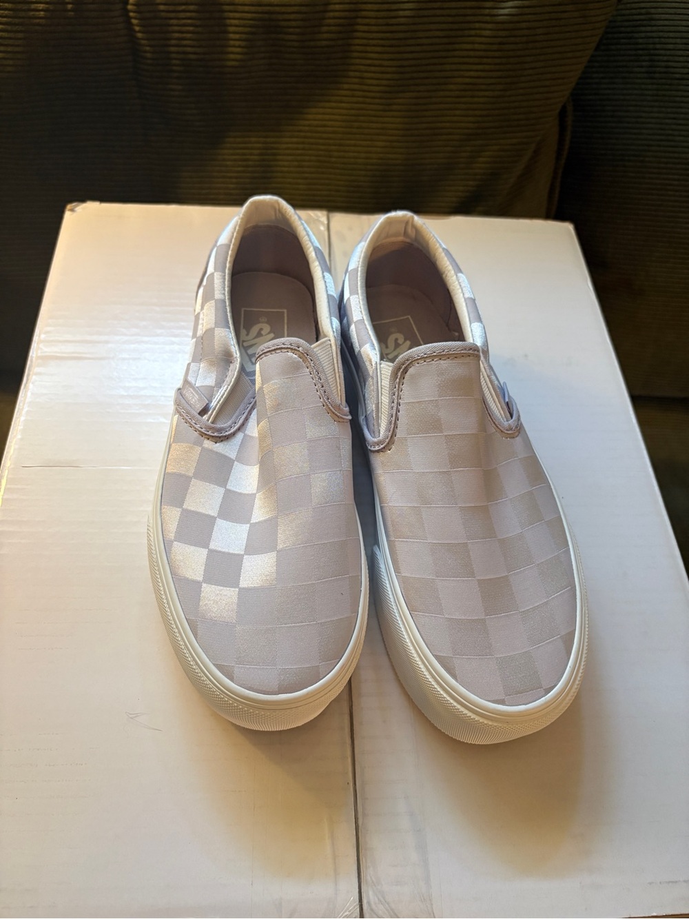 Ladies lilac platform vans - Picture 2 of 4